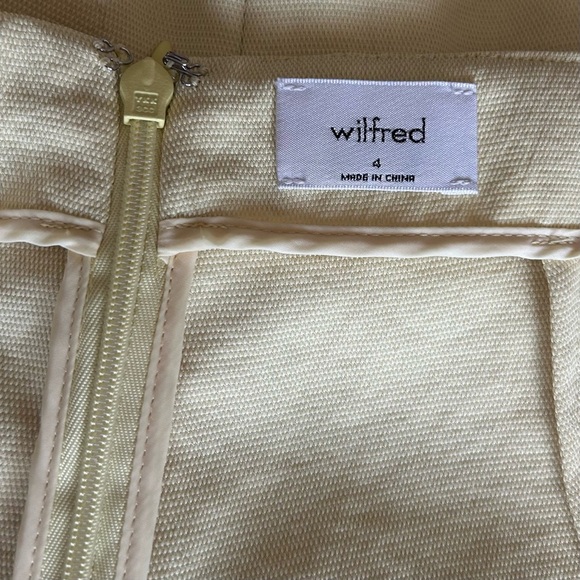 Aritzia Wilfred Coulement Open Back Jumpsuit Lemon Meringue. Size 4 - Picture 11 of 16